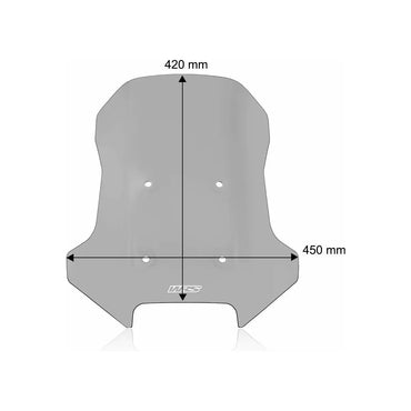 WRS Högruta Smoke Tonad CFMOTO 450 MT