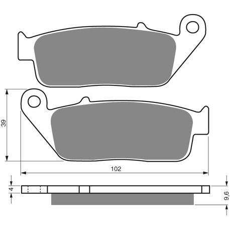 GOLDFREN Bromsbelägg 014 Ceramic Carbon S3