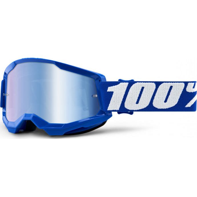 100% Goggles Strata 2 Blå Blåspegel