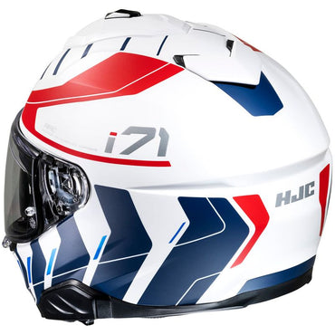 HJC MC Hjälm i71 MC21SF Vit/Blå/Röd