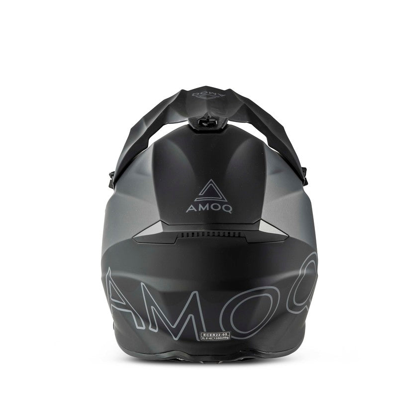 AMOQ Airframe Crosshjälm Svart