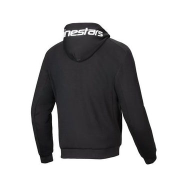 Alpinestars Hoodie Chrome v2 Svart/Vit - ÖREBRO MC SERVICE