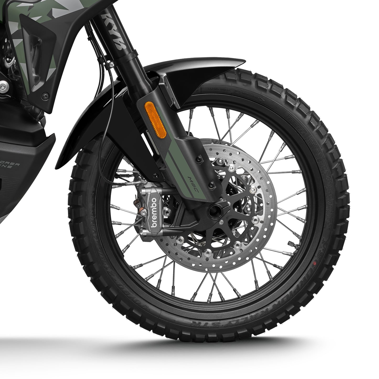 Låg framskärm CFMOTO 800 MT-X / 1000 MT-X Svart