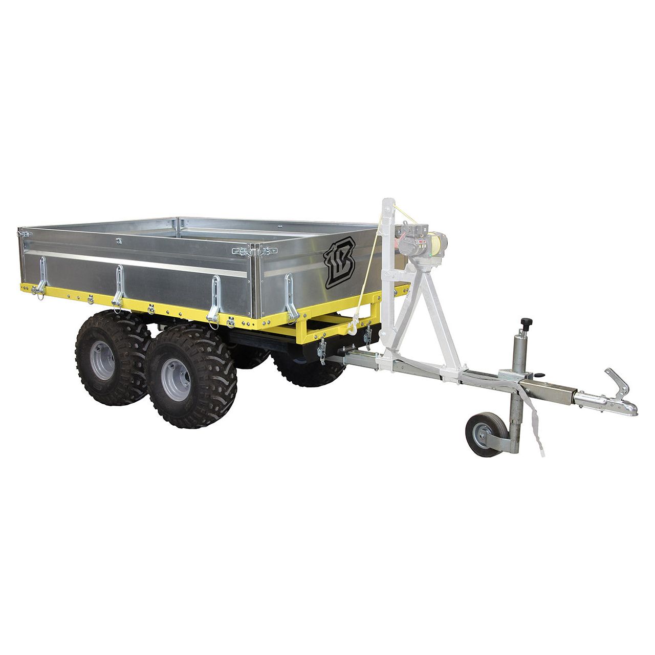 IB Fjärrstyrd komplett Tippbar ATV vagn boggie FD-1200