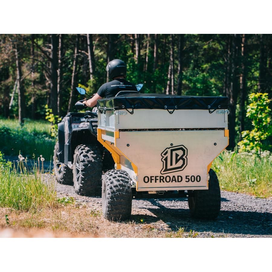 PVC kapell till IB Gårdsvagn Offroad 500
