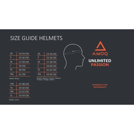 AMOQ Blister Jet Hjälm Svart