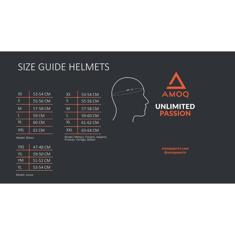 AMOQ Airframe Crosshjälm Svart