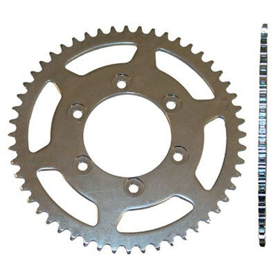 Bakdrev 52T Rieju 420 Silver