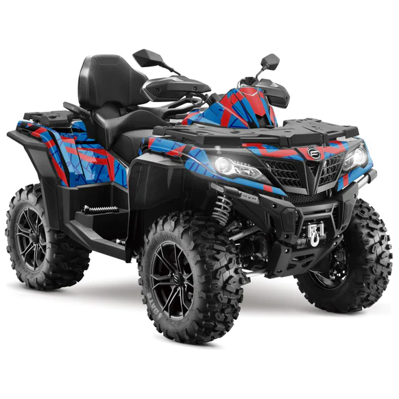 Dekalkit CFMOTO 850 & 1000 Blå/Röd 2018-2023