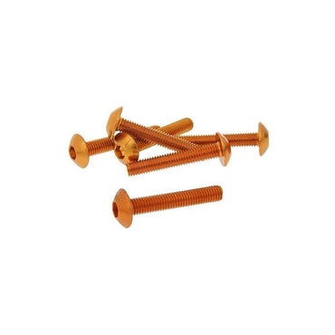 Skruvkit M6/M5 till kåpor 6st Orange VÄLJ STORLEK