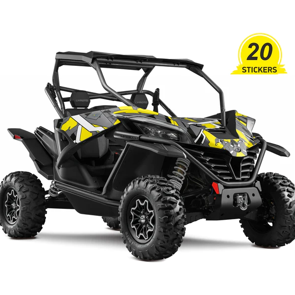 Dekalkit CFMOTO ZFORCE 1000 SPORT Grå/Gul