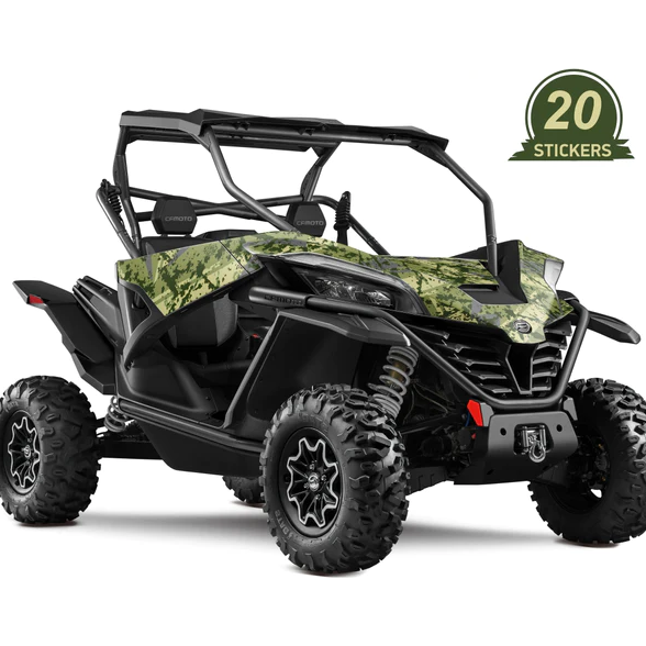 Dekalkit CFMOTO ZFORCE 1000 SPORT Grön