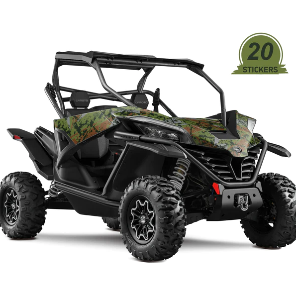 Dekalkit CFMOTO ZFORCE 1000 SPORT Grön/Brun