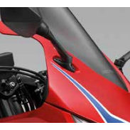 Honda CBR650R Högre Tonad Ruta