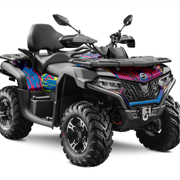 Dekalkit CFMOTO 625 2020- Rosa/Blå