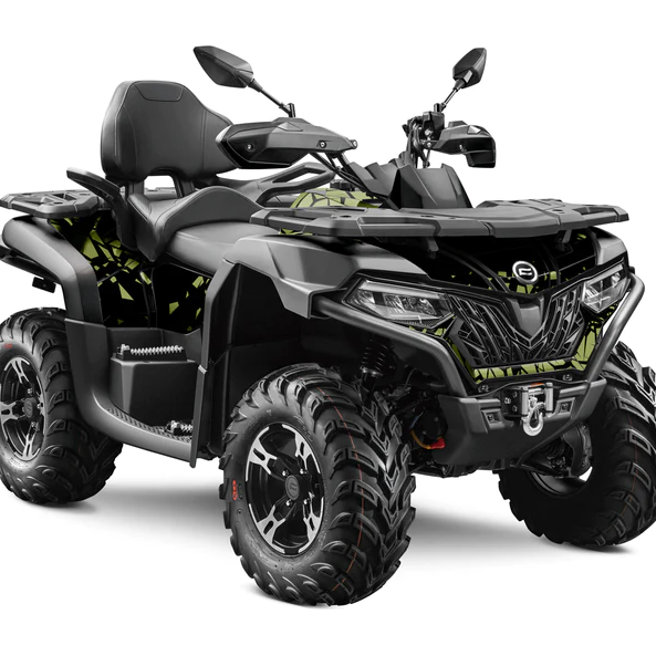Dekalkit CFMOTO 625 2020- Svart/Grön
