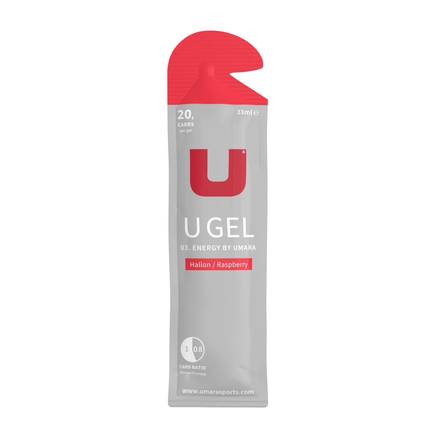 UMARA U GEL 20g Kolhydrater - Hallon
