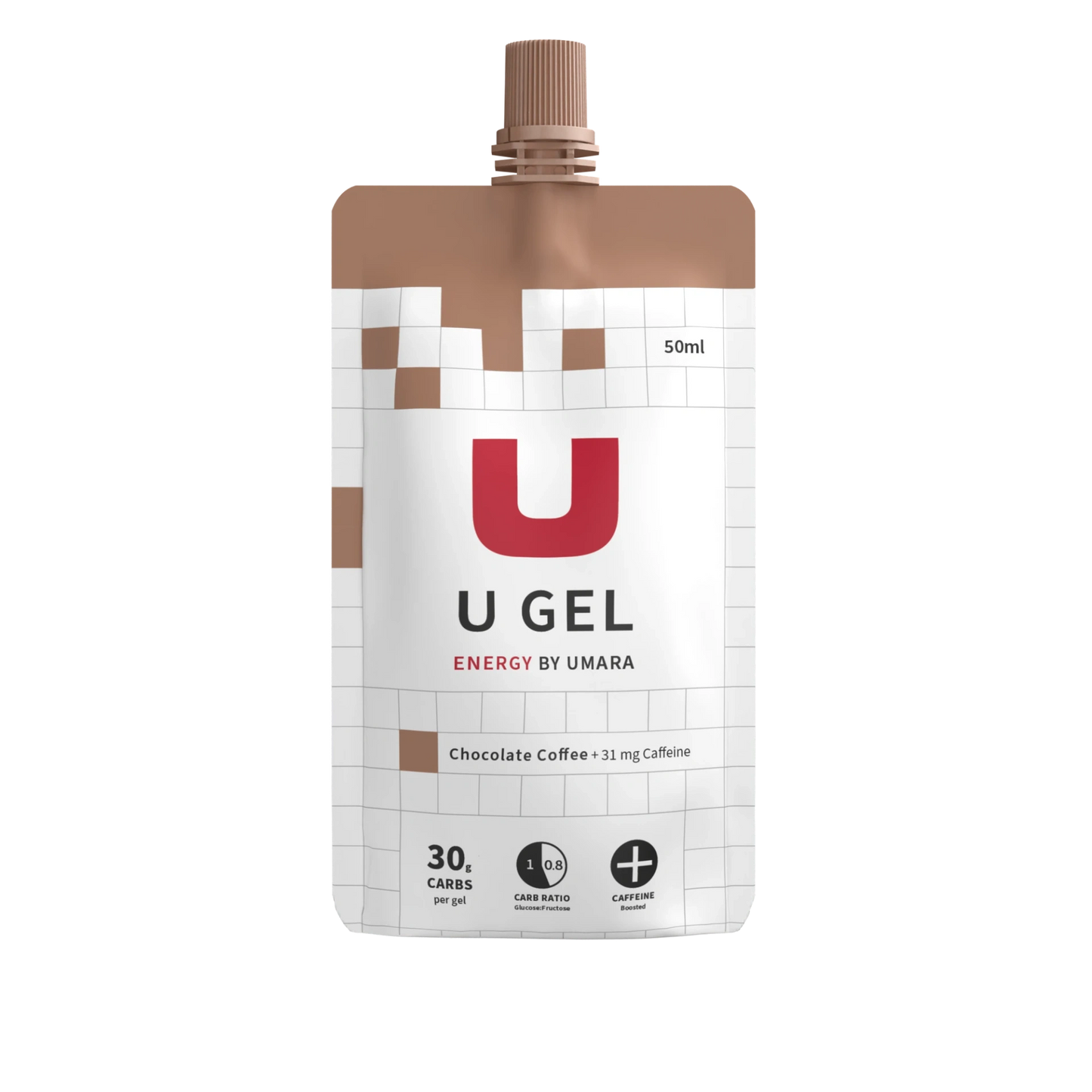 UMARA U GEL 30g Kolhydrater Skruvkork - Choklad / Kaffe + Koffein - ÖREBRO MC SERVICE