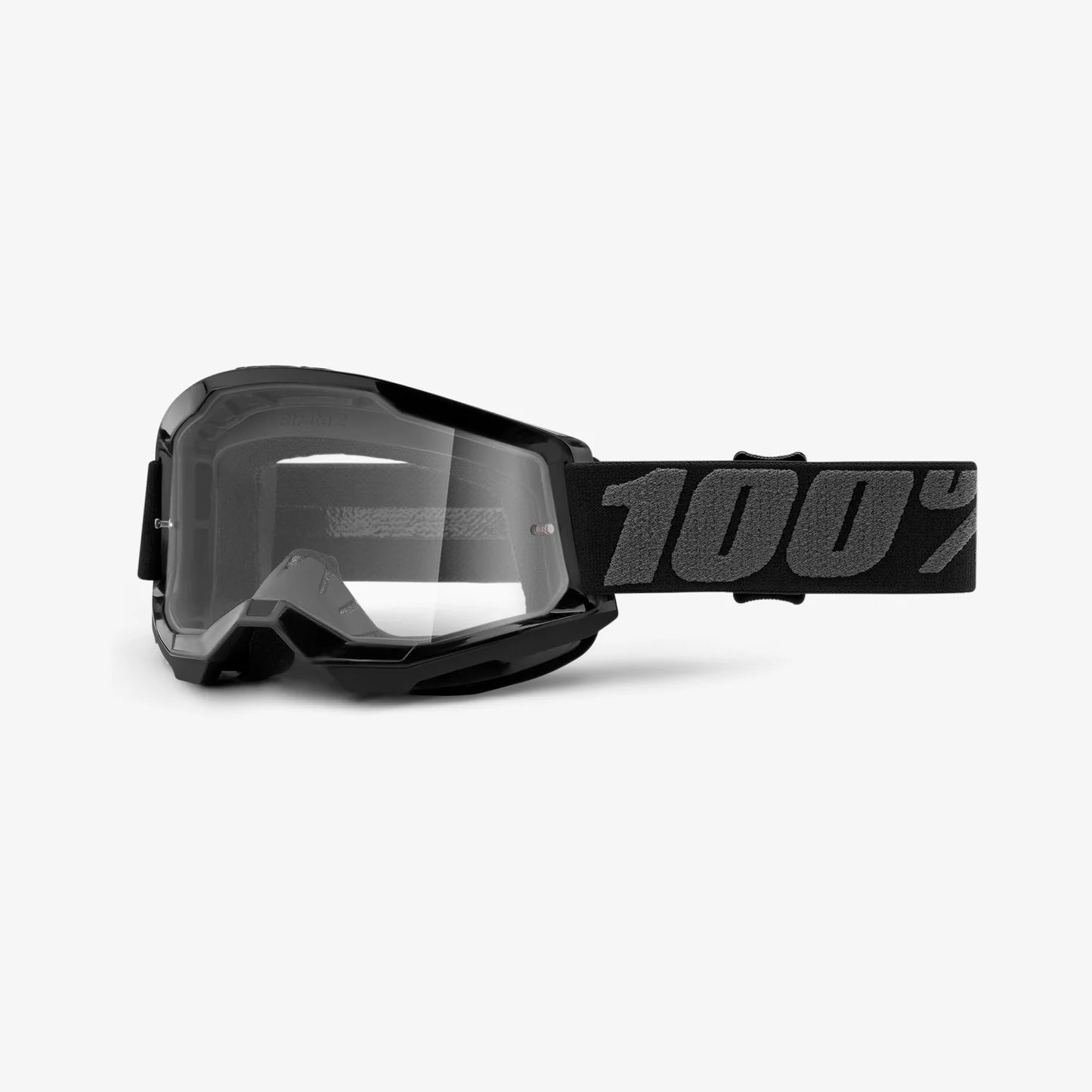 100% Goggles Strata 2 Svart klar lins