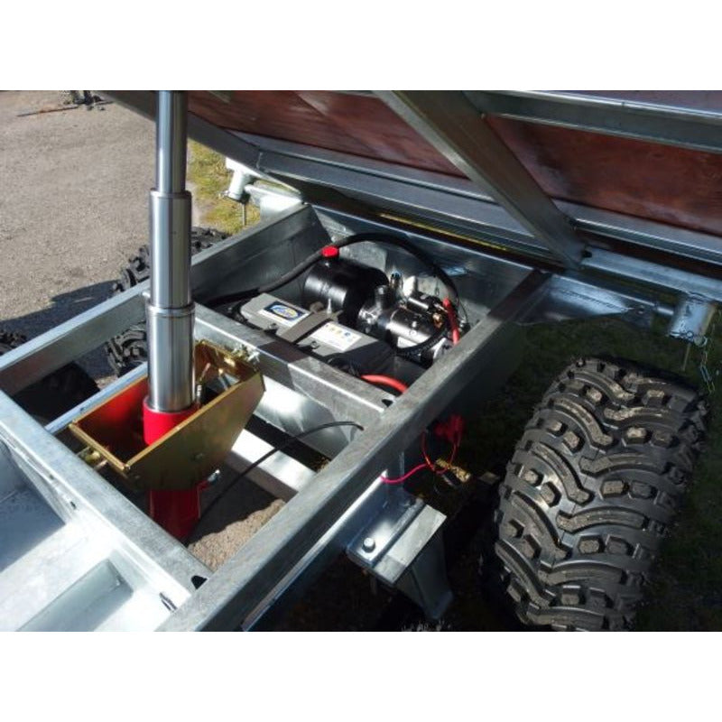 Bronco Tippkärra 3-Vägs 1600kg Med Elektrisk Hydraulisk Tipp
