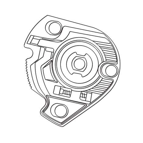 Visirmekanism HJC C70 HJ-20M - ÖREBRO MC SERVICE