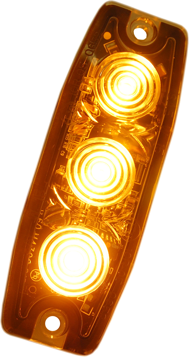 LEDSON Blixtljus LED Superslim, Orange 88mm