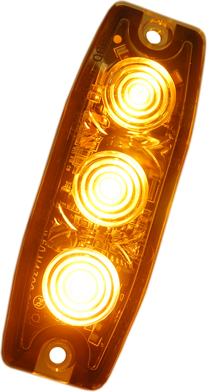 LEDSON Blixtljus LED Superslim, Orange 88mm