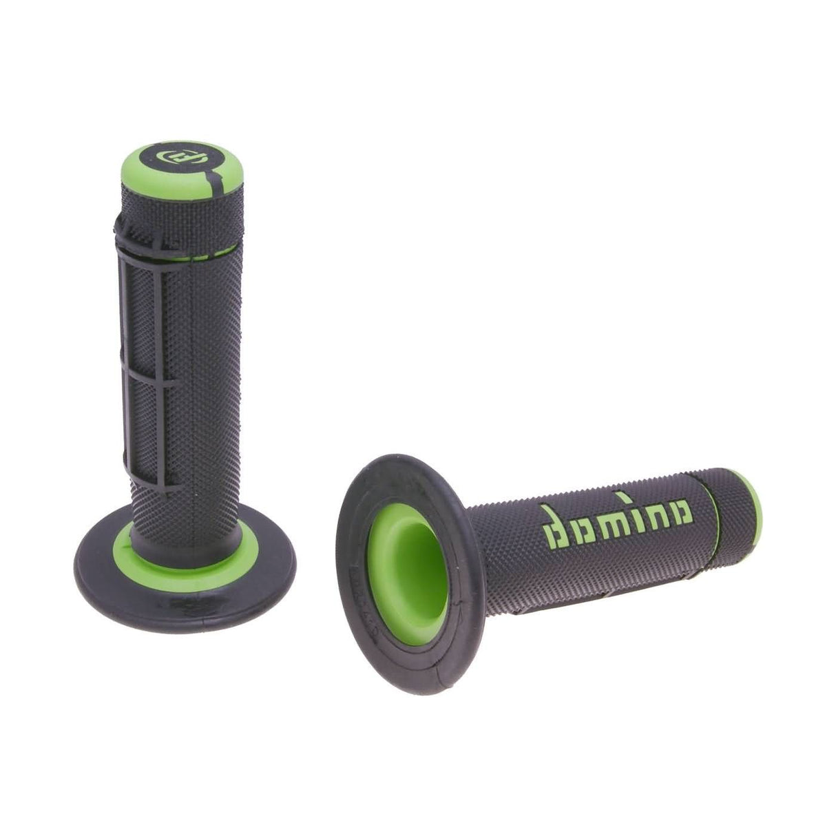 Handtag Domino Crossmoped Halv-räfflade Svart/Grön