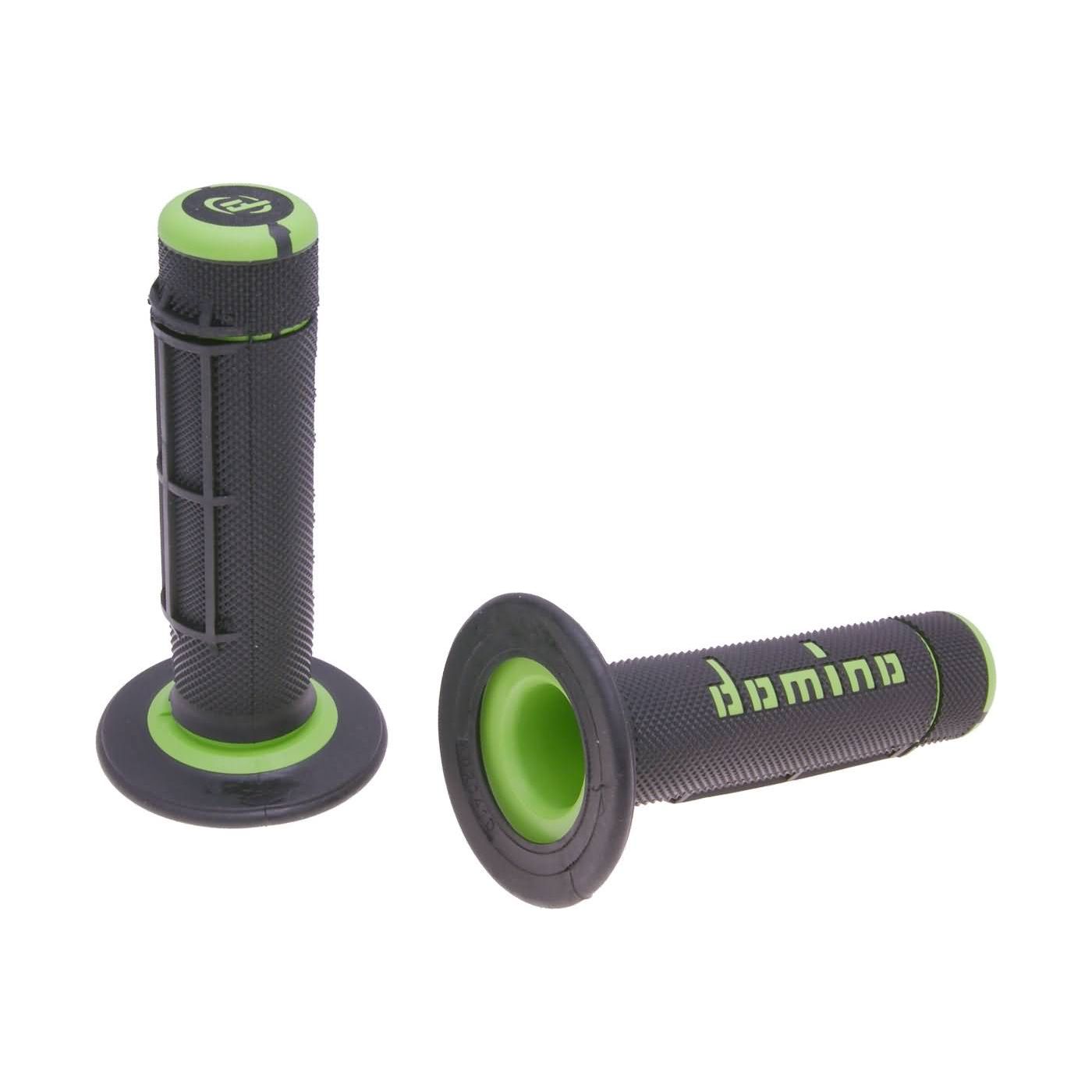 Handtag Domino Crossmoped Halv-räfflade Svart/Grön
