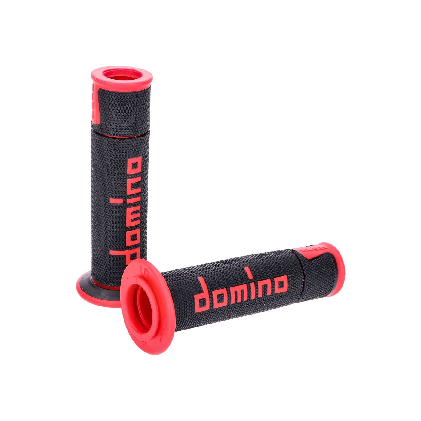 Handtag Domino öppen ände Scooter 120mm Svart/Röd