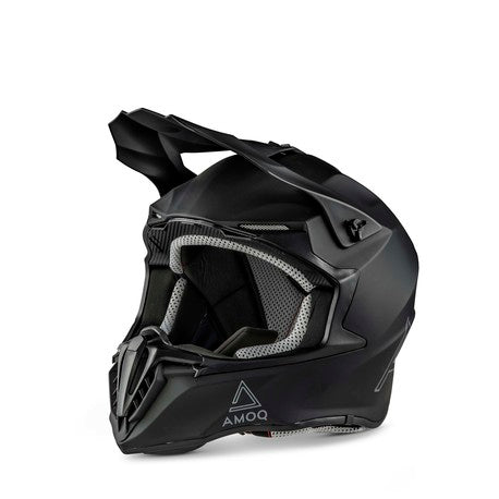 AMOQ Airframe Crosshjälm Svart