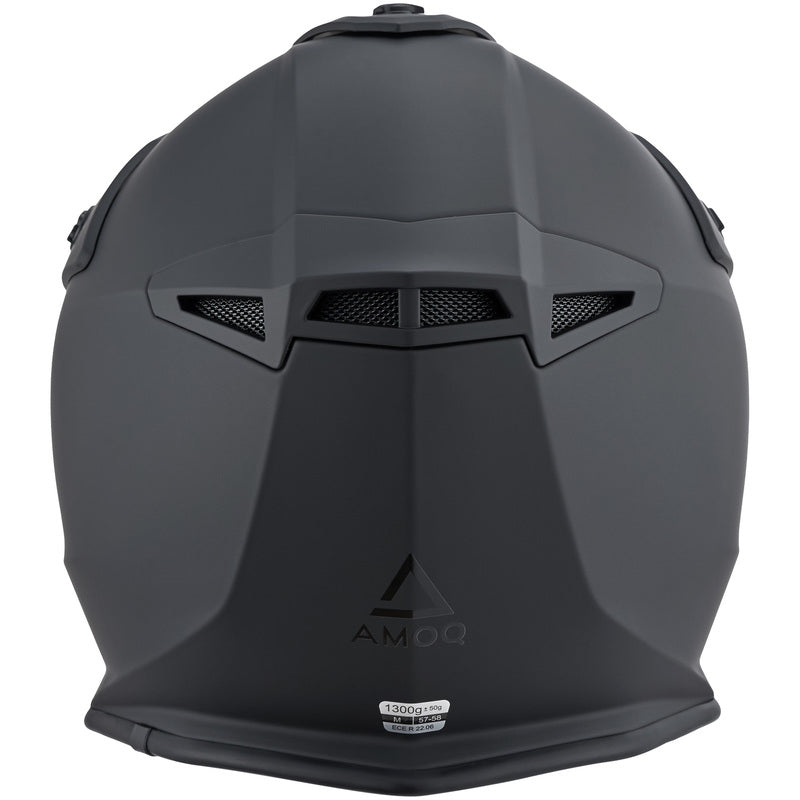 AMOQ Meteor V2 Crosshjälm Svart - ÖREBRO MC SERVICE