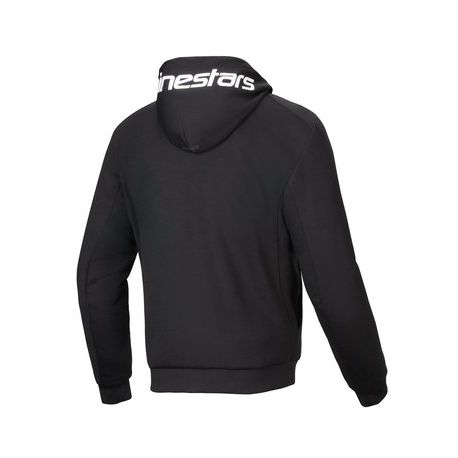 Alpinestars Hoodie Chrome v2 Svart/Vit - ÖREBRO MC SERVICE