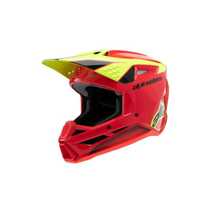 Alpinestars Barnhjälm SM3 Youth Röd/Gul Fluo/Svart - ÖREBRO MC SERVICE