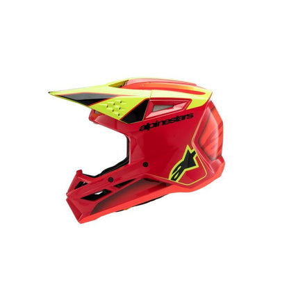 Alpinestars Barnhjälm SM3 Youth Röd/Gul Fluo/Svart - ÖREBRO MC SERVICE