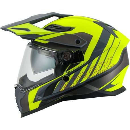APEX AI100 Adventure-hjälm Mojave Grå/Gul