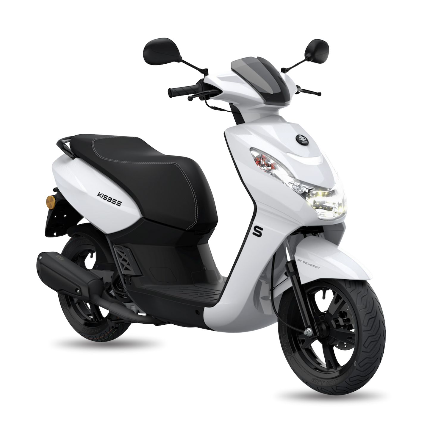 Peugeot Kisbee 4-takt Icy White 45km/h
