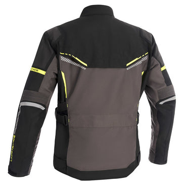 Lindstrands textiljacka Sylarna Mörkgrå/svart - ÖREBRO MC SERVICE