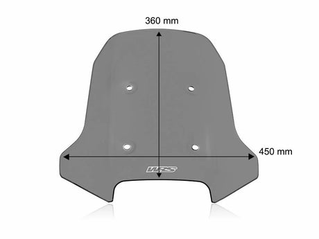 WRS Ruta Dark Smoke Mörktonad CFMOTO 450 MT