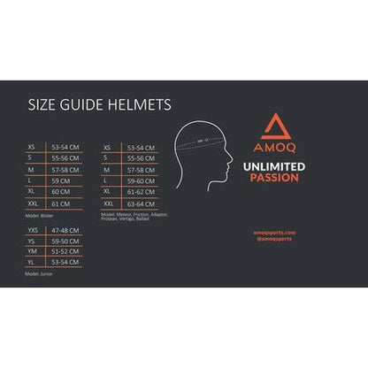 AMOQ Blister Jet Hjälm Svart