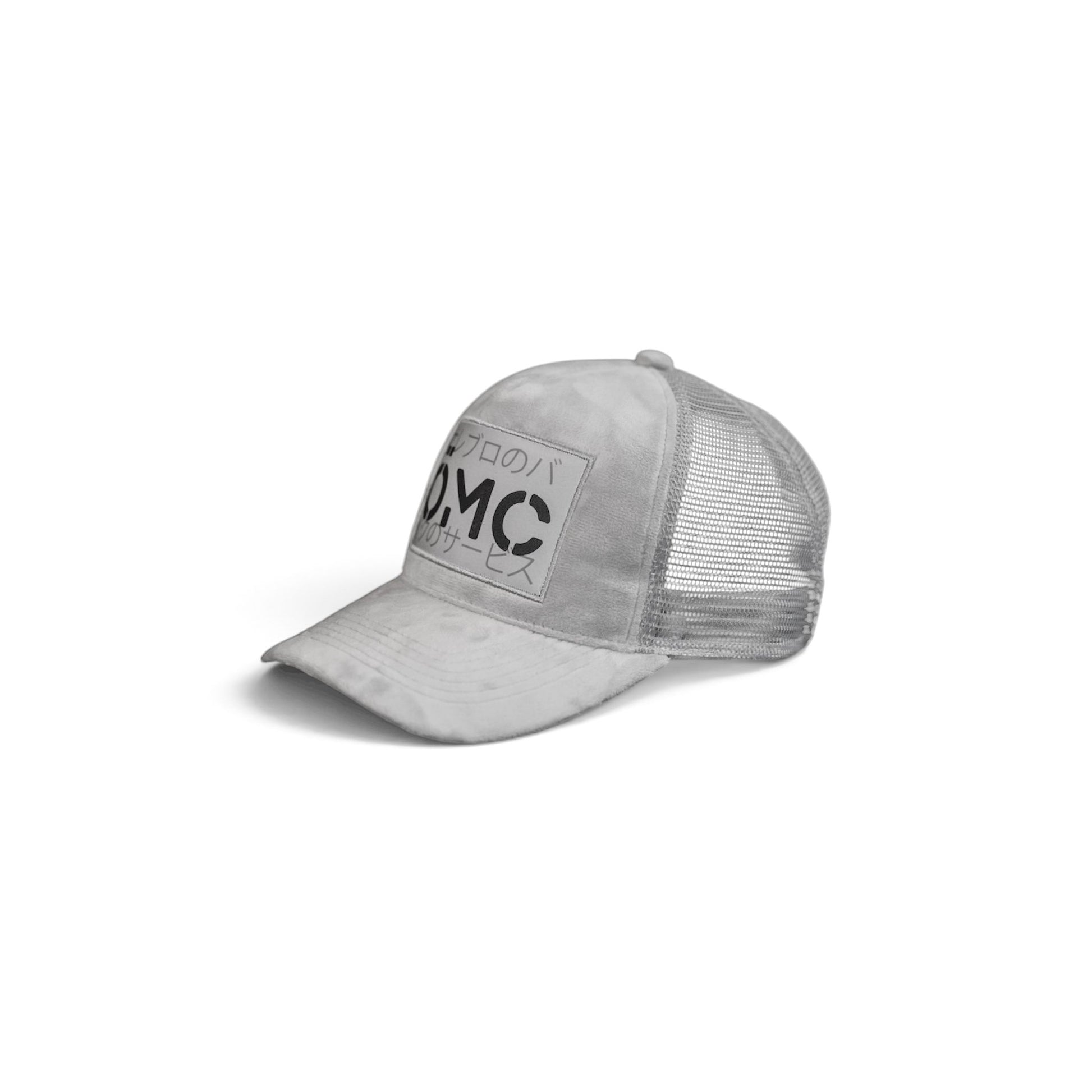 ÖMC Trucker Keps Velvet Light Grey - ÖREBRO MC SERVICE