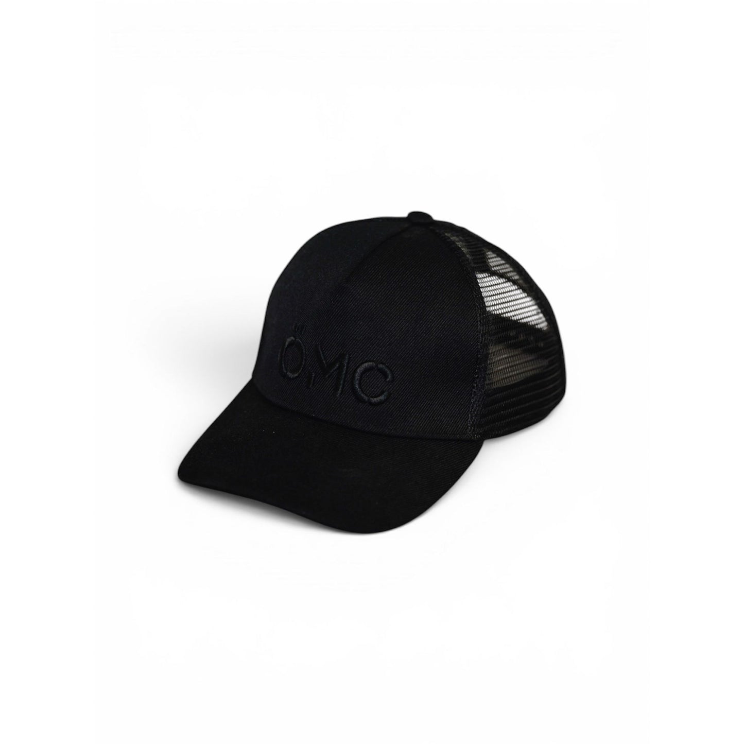 ÖMC Keps Trucker Svart 3D-brodyr - ÖREBRO MC SERVICE