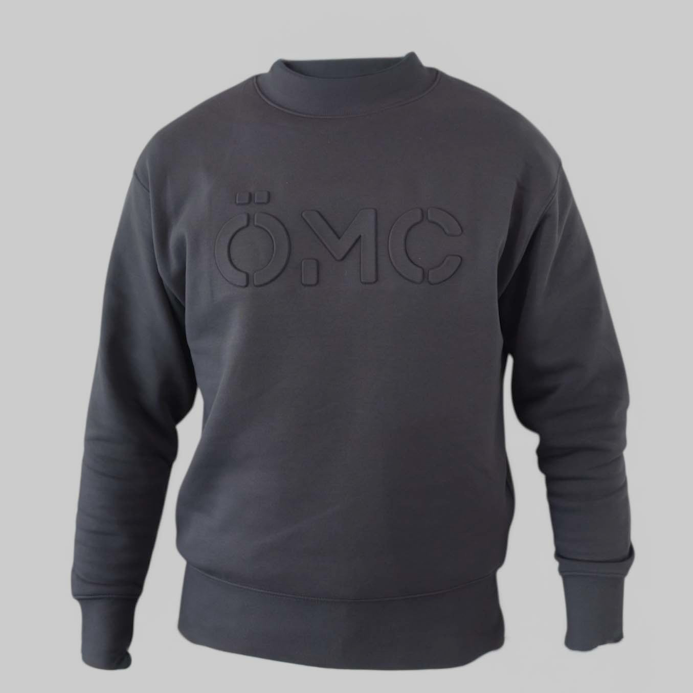 ÖMC Sweatshirt Skiffergrå/Grön - ÖREBRO MC SERVICE