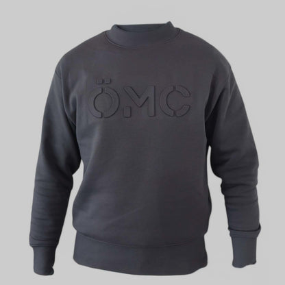 ÖMC Sweatshirt Skiffergrå/Grön - ÖREBRO MC SERVICE