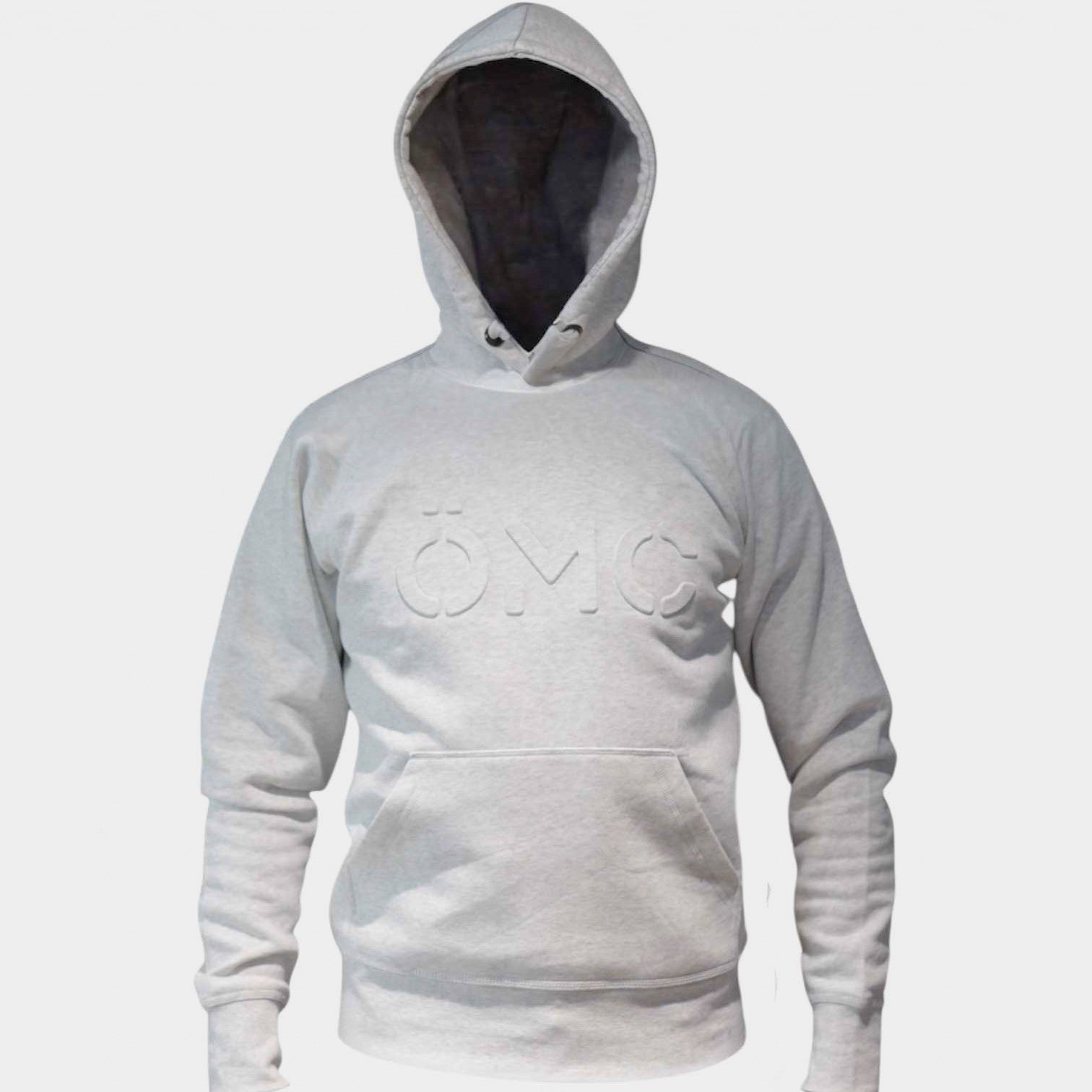 ÖMC Hoodie Ljusgråmelerad - ÖREBRO MC SERVICE