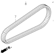Drivrem Honda SH350, Forza 350, ADV 350 2021-