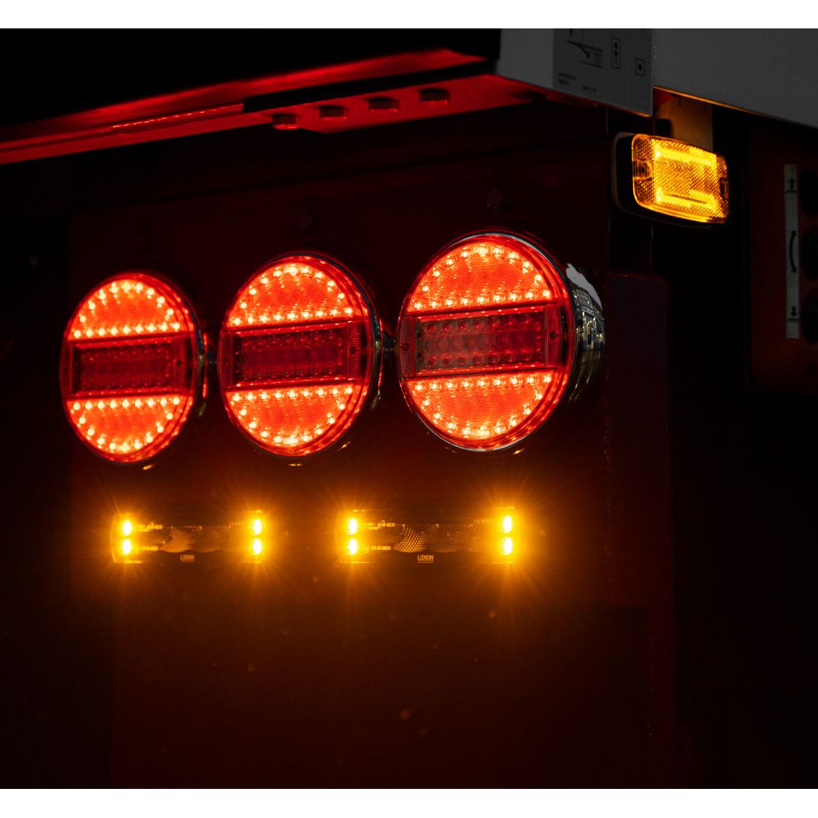 LEDSON Helix backljus med blixtljus 32W