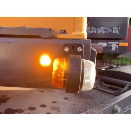 LEDSON Hide-away LED-blixtljus (ECE R65) Orange 35mm