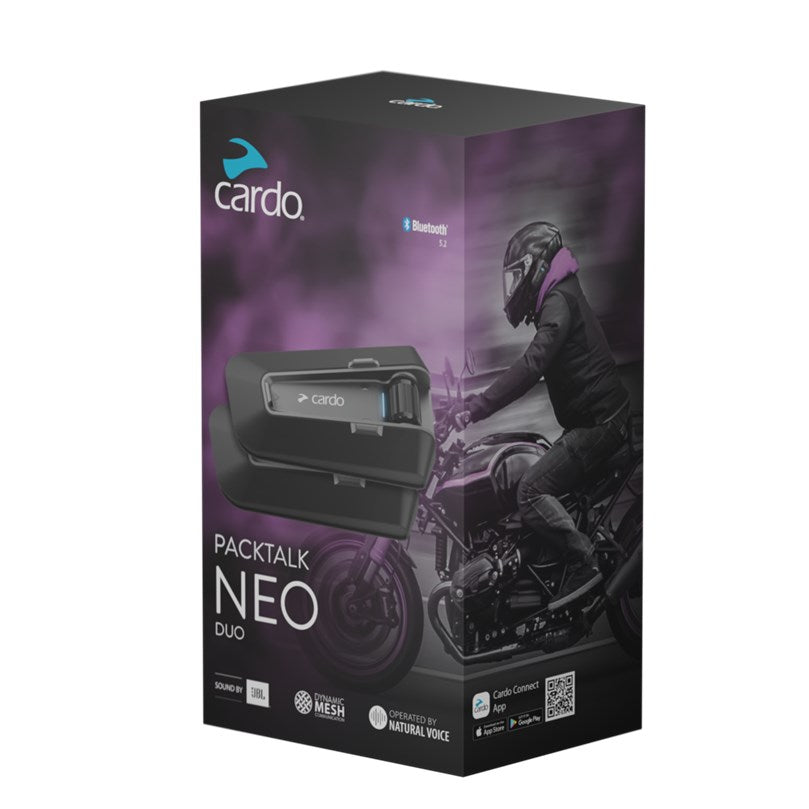 Cardo Intercom PACKTALK NEO DUO 2-Pack - ÖREBRO MC SERVICE