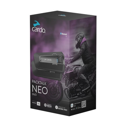 Cardo Intercom PACKTALK NEO DUO 2-Pack - ÖREBRO MC SERVICE